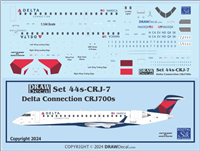 1:144 Delta Connection Canadair CRJ-700
