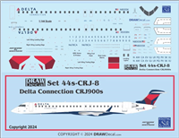 1:144 Delta Connection Canadair CRJ-900