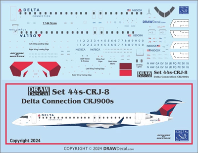 1:144 Delta Connection Canadair CRJ-900