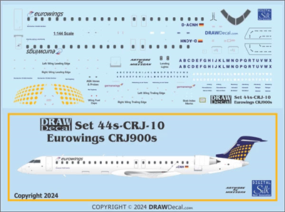 1:144 Eurowings Canadair CRJ-100ER