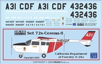 1:144 California Department of Forestry Cessna O-2A Super Skymaster