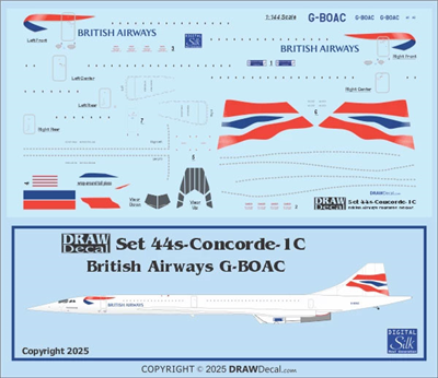 1:144 British Airways 'Union Flag' Concorde (G-BOAC)