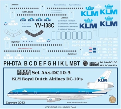 1:144 KLM McDD DC-10-30