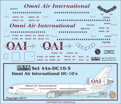 1:144 Omni Air Internatinal McDD DC-10-30