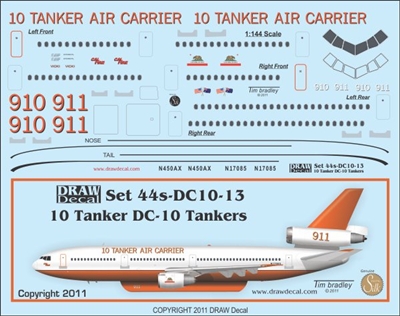 1:144 10 Tanker Air Carrier McDD DC-10-30
