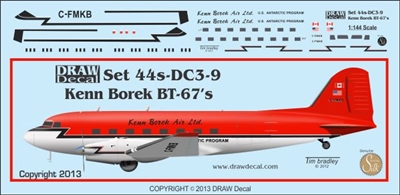 1:144 Kenn Borek Air Douglas DC-3 / Basler BT67