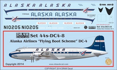 1:144 Alaska Airlines Douglas DC-4