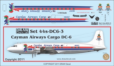 1:144 Cayman Airways Cargo Douglas DC-6