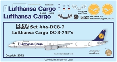 1:144 Lufthansa Cargo Douglas DC-8-73F