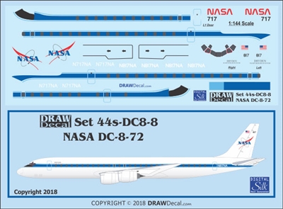 1:144 NASA Douglas DC-8-72
