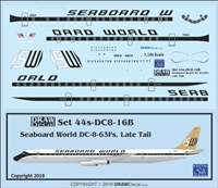 1:144 Seaboard World (later tail) Douglas DC-8-63F