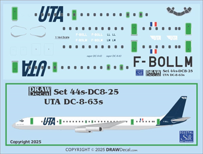1:144 UTA Douglas DC-8-63PF