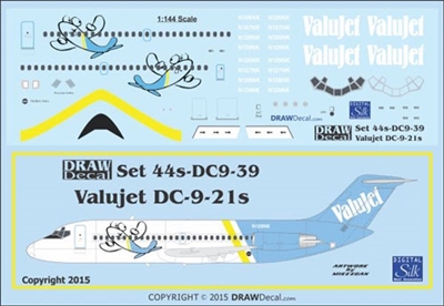 1:144 ValuJet Douglas DC-9-21