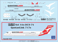 1:144 QANTASLink Boeing 717-200