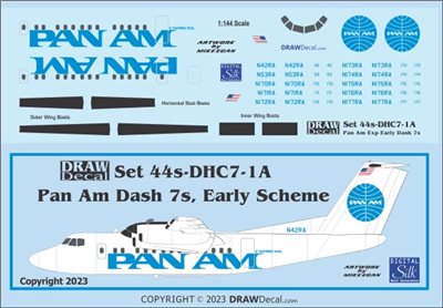 1:144 Pan Am Express (earlier cs) DHC-7 Dash 7