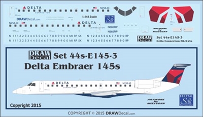 1:144 Delta Connection Embraer 145