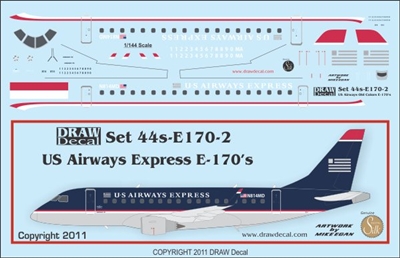 1:144 US Airways Embraer 170