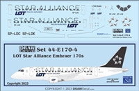 1:144 LOT Polish 'Star Alliance' Embraer 170