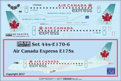 1:144 Air Canada Express Embraer 175