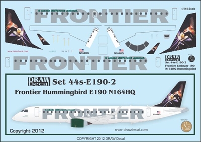 1:144 Frontier 'Hamilton Hummingbird' Embraer 190