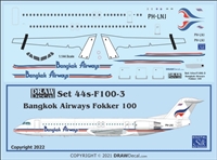 1:144 Bangkok Air Fokker 100