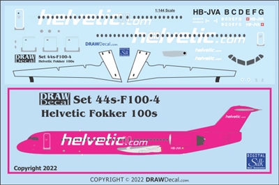1:144 Helvetic Fokker 100