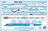 1:144 KLM Cityhopper Fokker 100