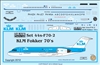 1:144 KLM Cityhopper Fokker 70