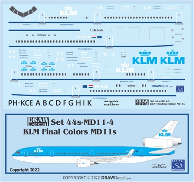 1:144 KLM (2005 cs) McDD MD-11