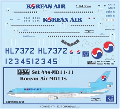 1:144 Korean Air McDD MD-11