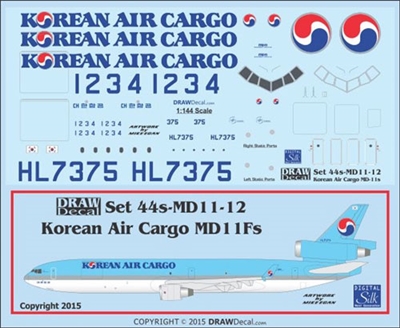 1:144 Korean Air Cargo McDD MD-11F