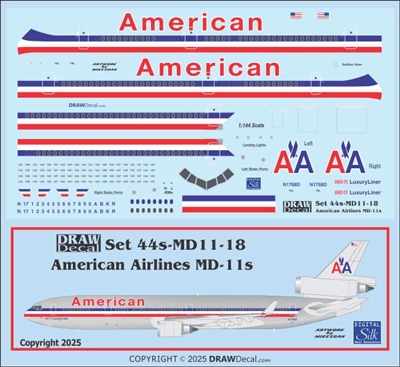 1:144 American Airlines McDD MD-11
