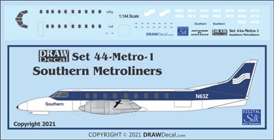1:144 Southern Sa.226 Metro 1