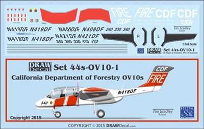 1:144 California Department of Forestry OV-10 Bronco