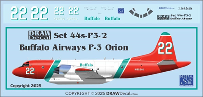 1:144 Buffalo Airways P-3A Orion Tanker