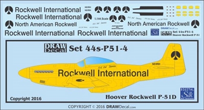 1:144 N.A. P.51D Mustang (Rockwell International)