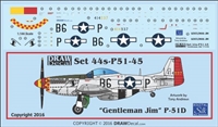 1:144 N.A. P-51D Mustang  "Getleman Jim"