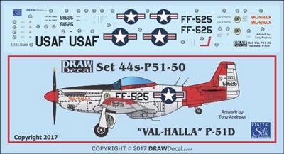1:144 N.A. P-51D Mustang  "Val-Halla"