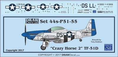 1:144 N.A. TF-51 Mustang  "Crazy Horse 2"