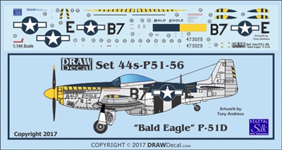 1:144 N.A. P-51D Mustang  "Bald Eagle"