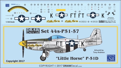 1:144 N.A. P-51D Mustang  "Little Horse"