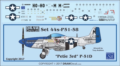 1:144 P-51D Mustang  "Petie 3rd"