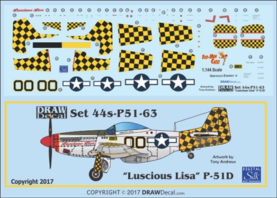 1:144 P-51D Mustang  "Luscious Lisa"