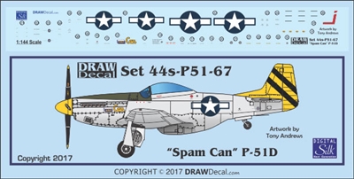 1:144 N.A. P-51D Mustang  "Spam Can"