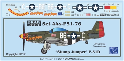 1:144 N.A. P-51D Mustang "Stump Jumper"