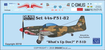 1:144 N.A. P-51D Mustang "What's Up Doc?"