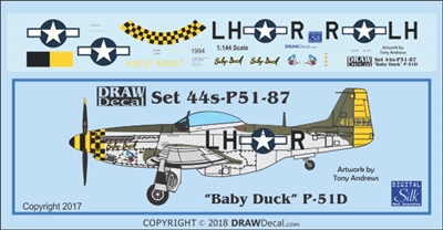 1:144 N.A. P-51D Mustang "Baby Duck"