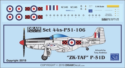 1:144 N.A. P-51D Mustang "NZ2415 / ZK-TAF""