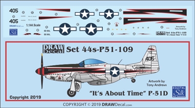 1:144 N.A. P-51D Mustang "It's About Time"