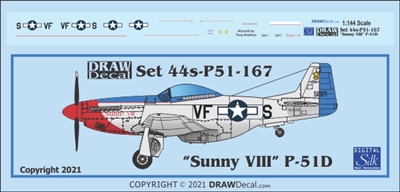 1:144 N.A. P-51D Mustang "Sunny VIII"